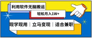 低密度新赛道视频无脑搬一天1000+几分钟一条原创视频零成本零门槛超简单【揭秘】-88共享