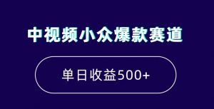 中视频小众爆款赛道，7天涨粉5万+，小白也能无脑操作，轻松月入上万【揭秘】-88共享