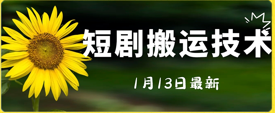 最新短剧搬运技术，电脑手机都可以操作，不限制机型-88共享