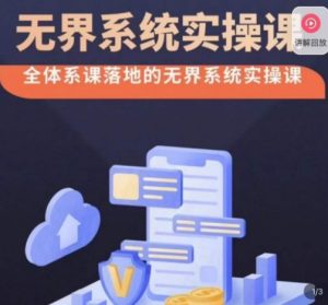 老衲·无界系统实操课,全体系落地无界改版后选择、出价、高投产做付费引流-88共享