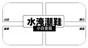 2024全新冷门水淹潮鞋无人直播玩法，小白也能轻松上手，打爆私域流量，轻松实现变现【揭秘】-88共享