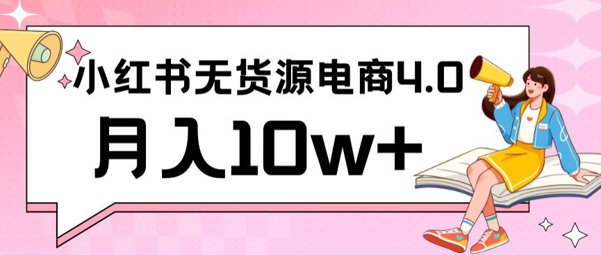 小红书新电商实战，无货源实操从0到1月入10w+联合抖音放大收益【揭秘】-88共享