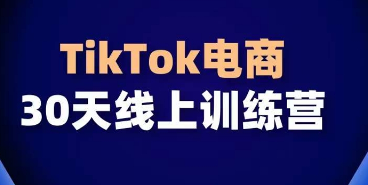 TikTok电商带货30天线上课，不可错过的全球流量洼地！-88共享