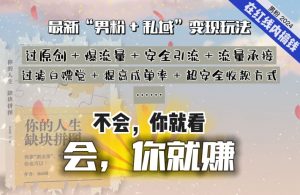 2024,“男粉+私域”还是最耐造、最赚、最轻松、最愉快的变现方式【揭秘】-88共享