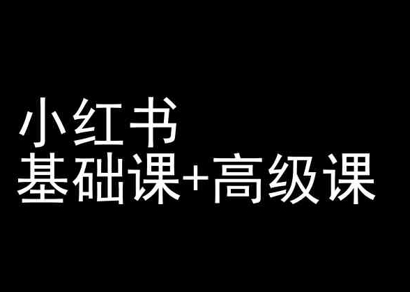 小红书基础课+高级课-小红书运营教程-88共享