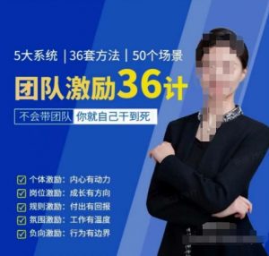 黄景:团队激励36计-Get职场竞争力,进阶管理高手-88共享