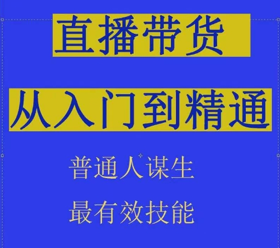 2024抖音直播带货直播间拆解抖运营从入门到精通，普通人谋生最有效技能-88共享