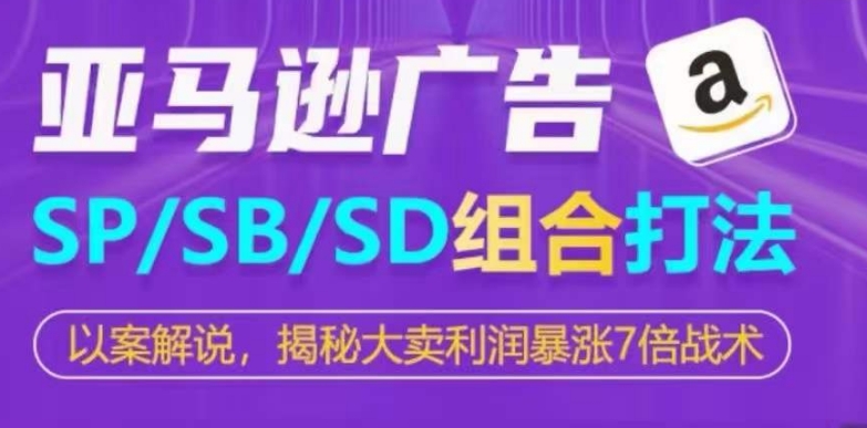 亚马逊SP/SB/SD广告组合打法，揭秘大卖利润暴涨7倍战术-88共享