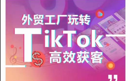 外贸工厂玩转TikTok高效获客，多种引流方式与账号定位技巧，拆解爆款短视频打造成功案例-88共享