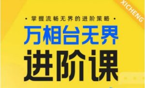 电商万相台无界进阶课，掌握流畅无界的进阶策略-88共享