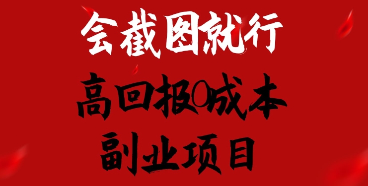 会截图就行，高回报0成本副业项目，卖离婚模板一天1.5k+【揭秘】-88共享