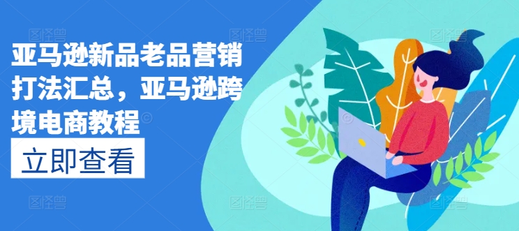 亚马逊新品老品营销打法汇总，亚马逊跨境电商教程-88共享