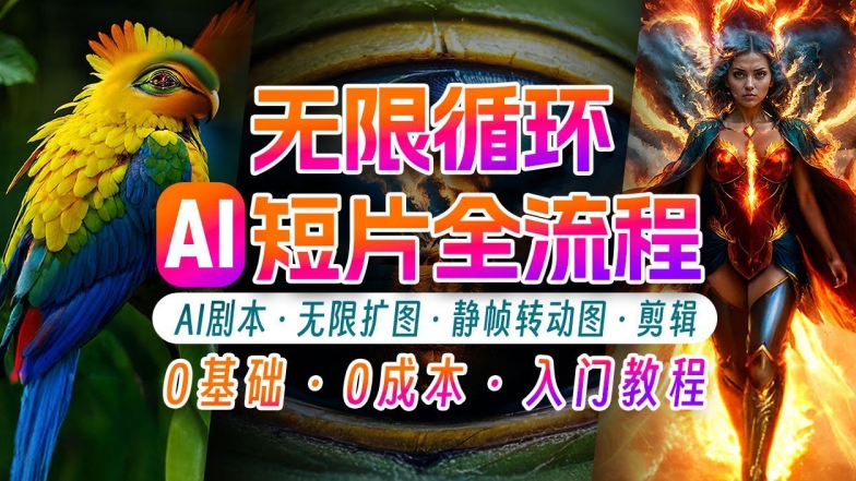 AI剪辑无限循环画面：新手轻松月入上万的秘技【揭秘】-88共享