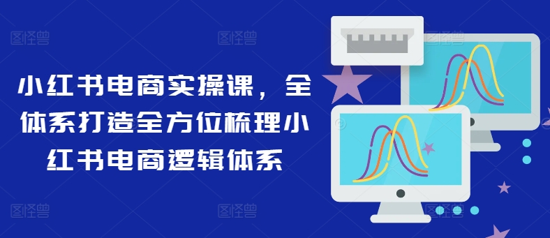 小红书电商实操课，全体系打造全方位梳理小红书电商逻辑体系-88共享
