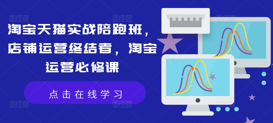 淘宝天猫实战陪跑班，店铺运营终结者，淘宝运营必修课-88共享