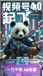 梅花实验窒微信视频号连怼玩法技巧起飞4.0一键AB破解版【揭秘】-88共享