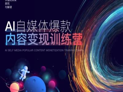 AI自媒体爆款内容变现训练营，20%底层逻辑，60%实操方法，20%案例拆解(即学即用)-88共享