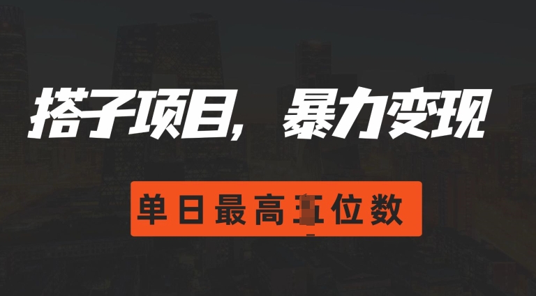 2024搭子玩法，0门槛，暴力变现，单日最高破四位数【揭秘】-88共享