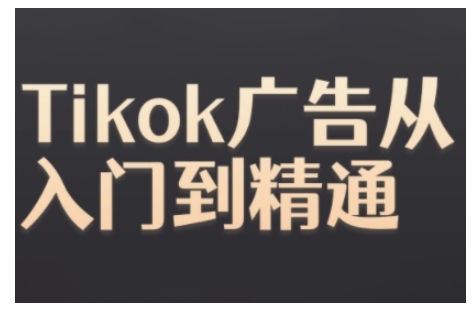 Tiktok Ads实操教程，Tiktok广告从入门到精通-88共享