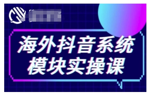 海外抖音Tiktok系统模块实操课，TK短视频带货，TK直播带货，TK小店端实操等-88共享