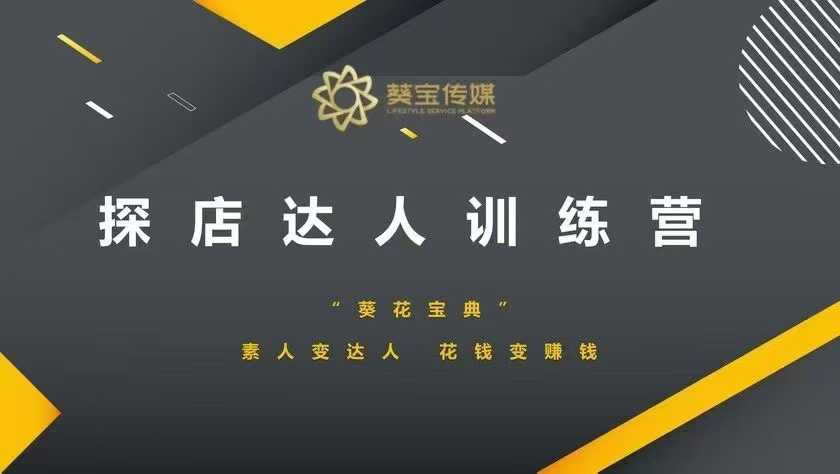 探店达人训练营，素人变达人，花钱变赚钱-88共享