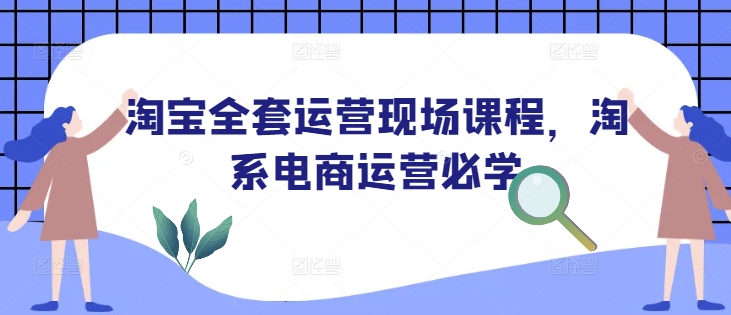 淘宝全套运营现场课程，淘系电商运营必学-88共享