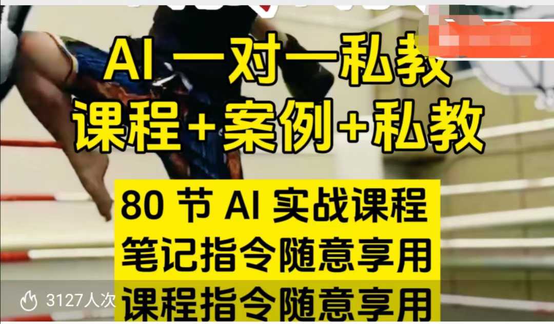 AI指令实战课，课程+案例，80节AI实战课程，笔记指令随意享用，课程指令随意享用-88共享