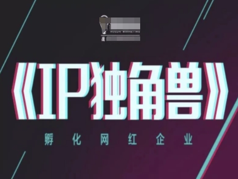 IP独角兽，孵化网红企业，ip教程-88共享
