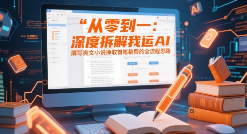 从零到一：深度拆解我运用AI撰写爽文小说挣取首笔稿费的全流程思路-88共享