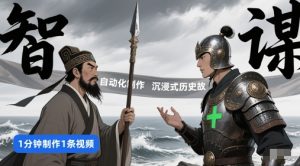 扣子工作流一键生成沉浸式历史故事,一天工作量,3分钟搞定-88共享