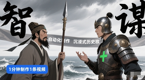 扣子工作流一键生成沉浸式历史故事，一天工作量，3分钟搞定-88共享