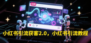 小红书引流获客2.0，小红书引流教程-88共享