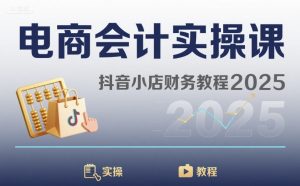 电商会计实操课-抖音小店财务教程2025-88共享