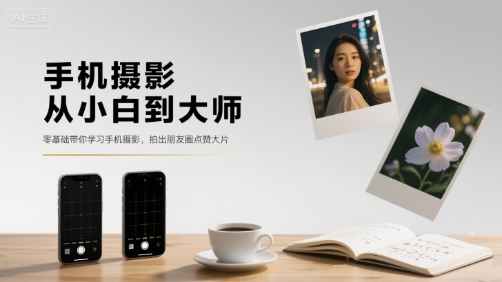 手机摄影从小白到大师，零基础带你学习手机摄影，拍出朋友圈点赞大片-88共享