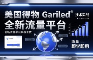 美国得物Gariled技术实战,全新流量平台实战干货,即学即用-88共享